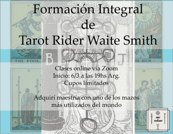 Inscripción Formación Integral de Tarot Rider Waite Smith (clases en vivo, 1er Semestre))