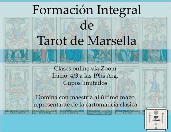 Formación Integral de Tarot de Marsella (clases en vivo, 1er Semestre)